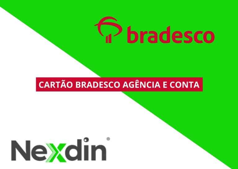cartão Bradesco agência e conta