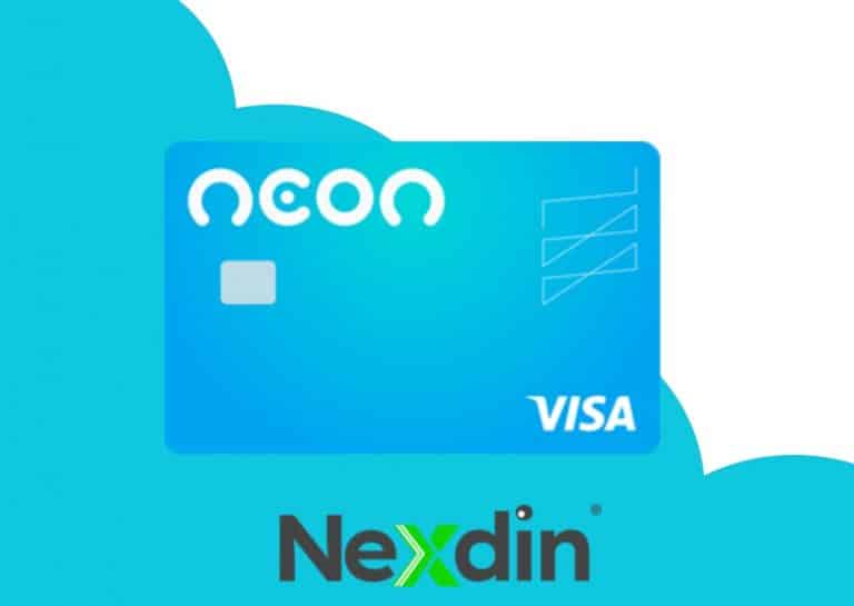 cartão Neon para negativado