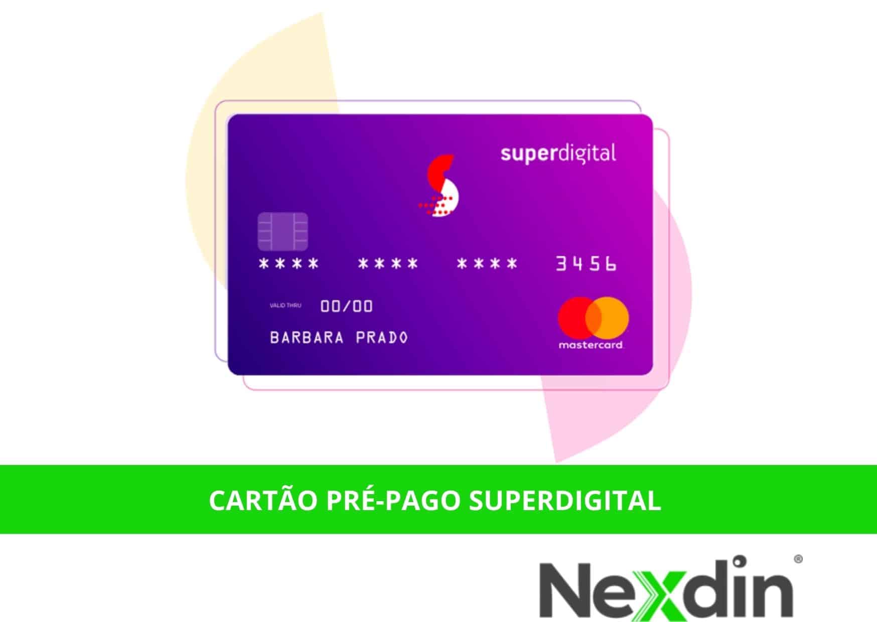 cartão pré-pago Superdigital