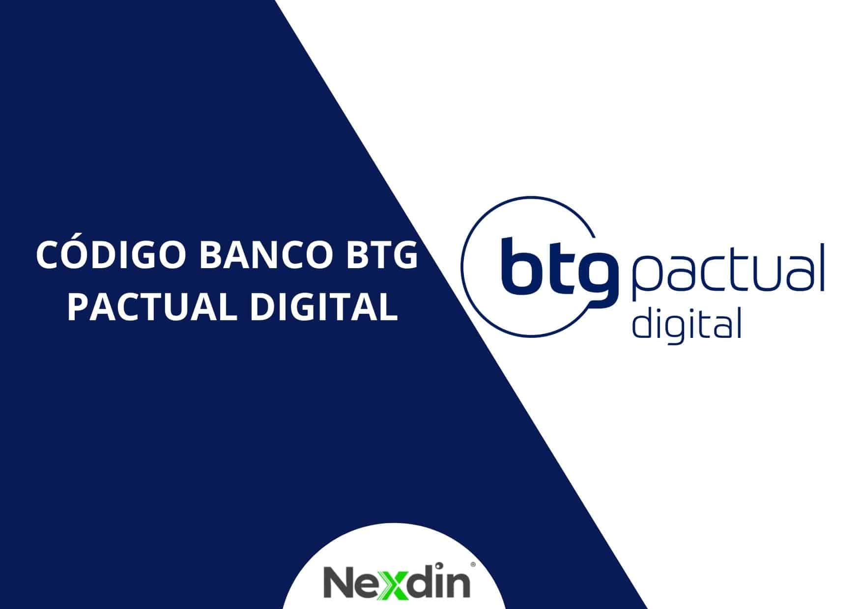 código Banco BTG Pactual digital