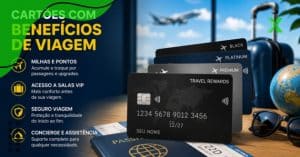 Cartões com benefícios de viagem