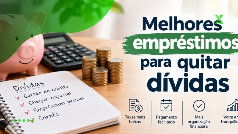 Principais créditos para acertar dividas