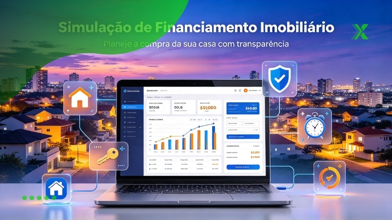 Simulação de financiamentos imobiliários online 